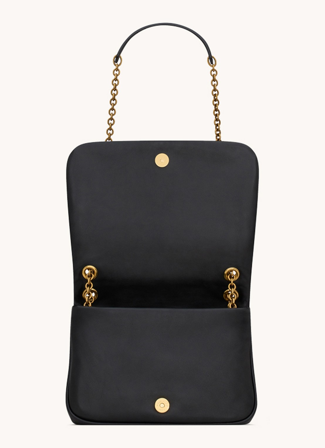 Saint Laurent Jamie 4.3 Mini schoudertas van lamsleer - detail 4 zwart