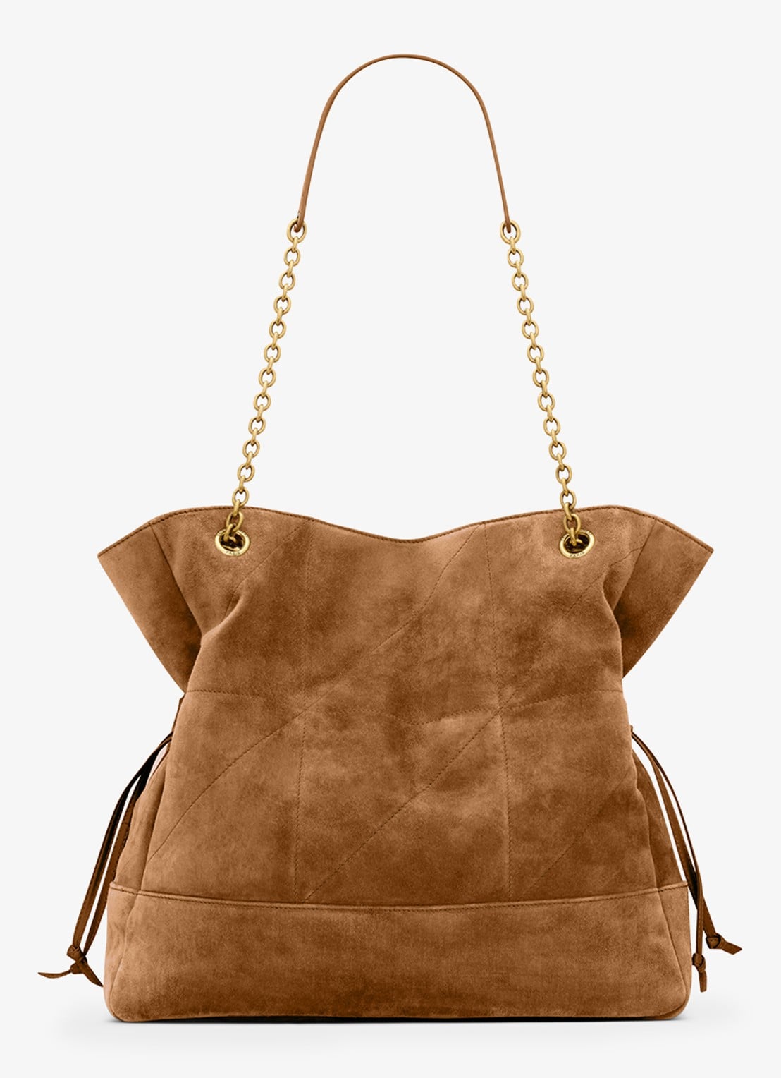 Saint Laurent Jamie shopper van kalfssuède - achterkant 6 bruin