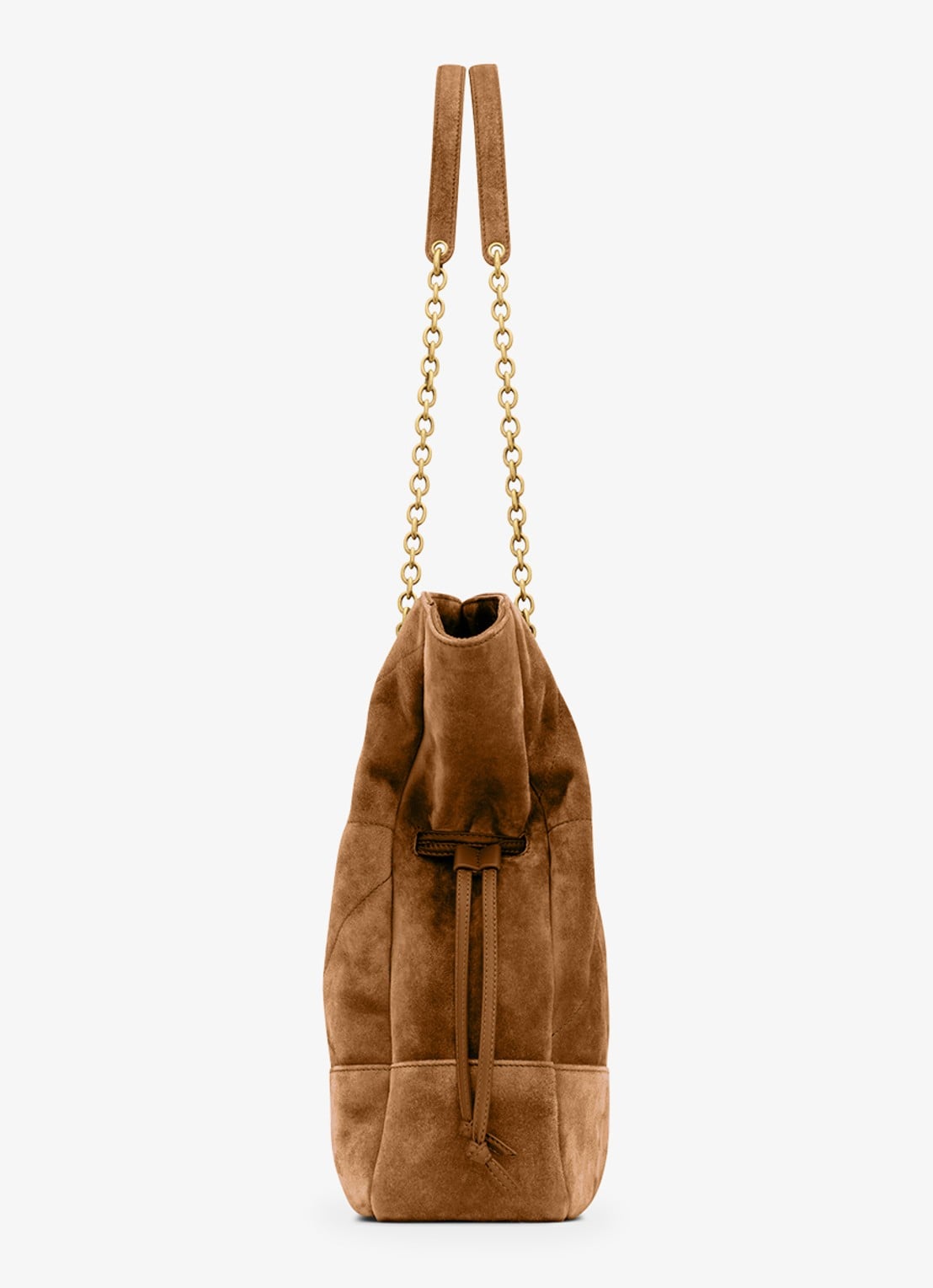 Saint Laurent Jamie shopper van kalfssuède - detail 3 bruin