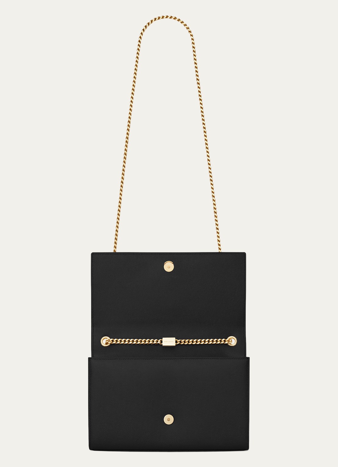 Saint Laurent Kate Medium crossbodytas van kalfsleer - detail 4 zwart