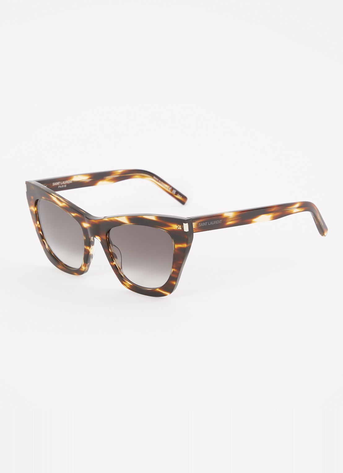 Saint Laurent Kate zonnebril SL214 - voorkant donkerbruin