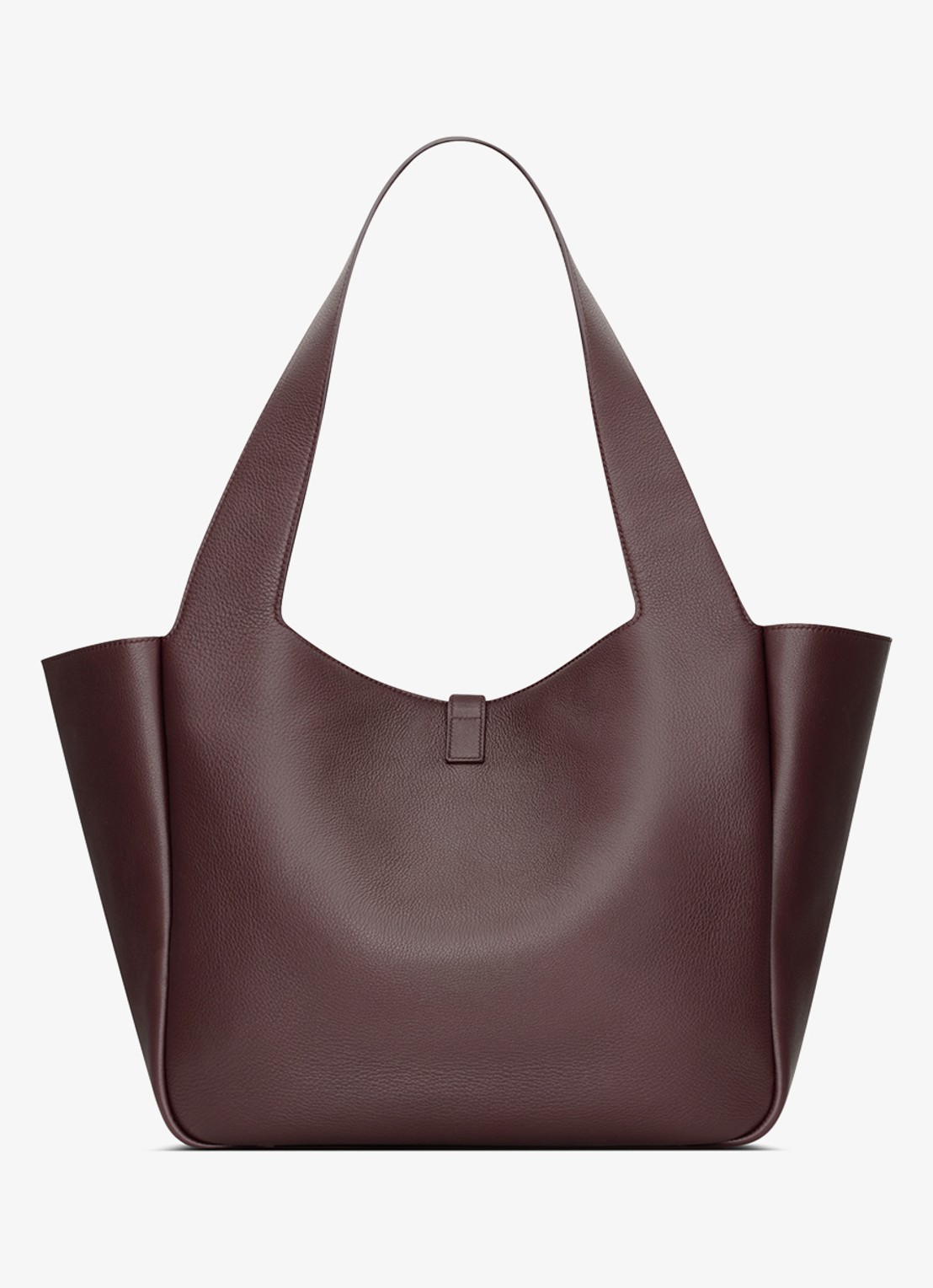 Saint Laurent Le 5 À 7 Bea shopper van kalfsleer - achterkant 5 bordeauxrood