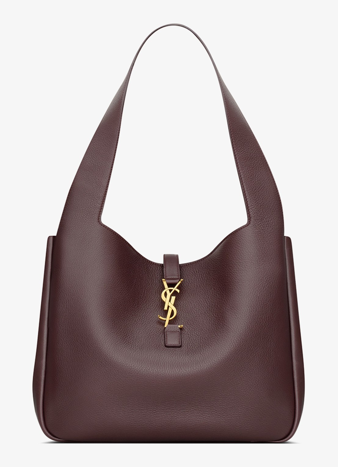 Saint Laurent Le 5 À 7 Bea shopper van kalfsleer - detail 2 bordeauxrood