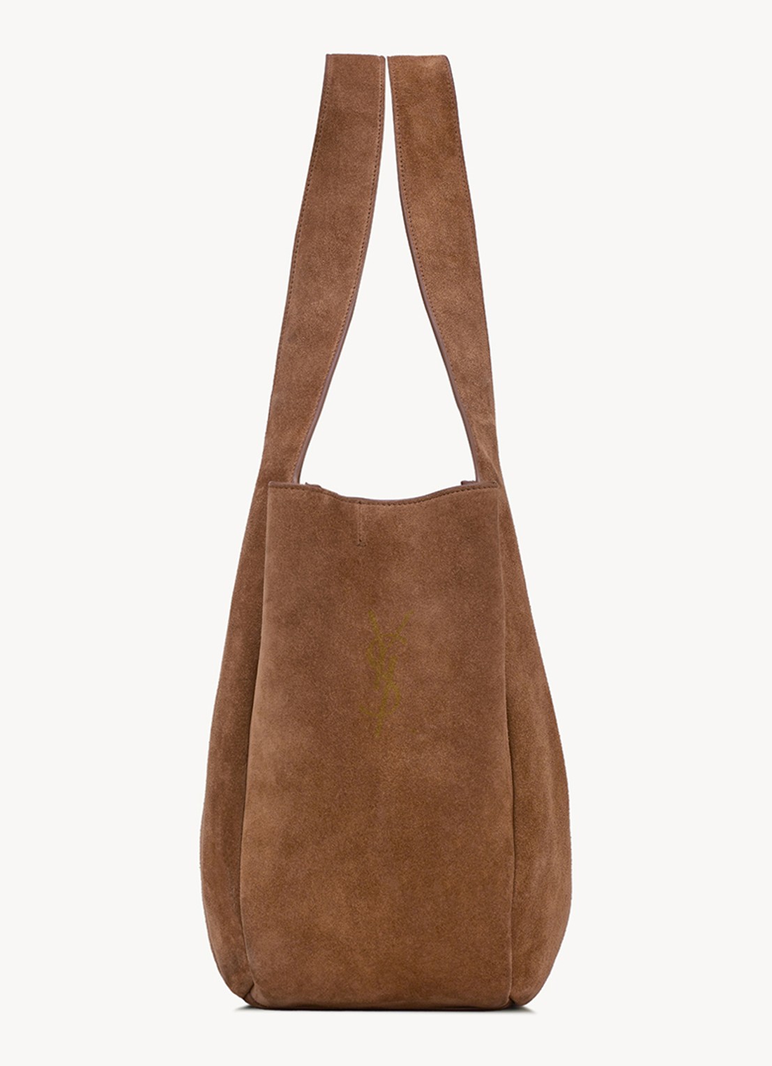 Saint Laurent Le 5 À 7 Bea shopper van kalfssuède - detail 4 bruin