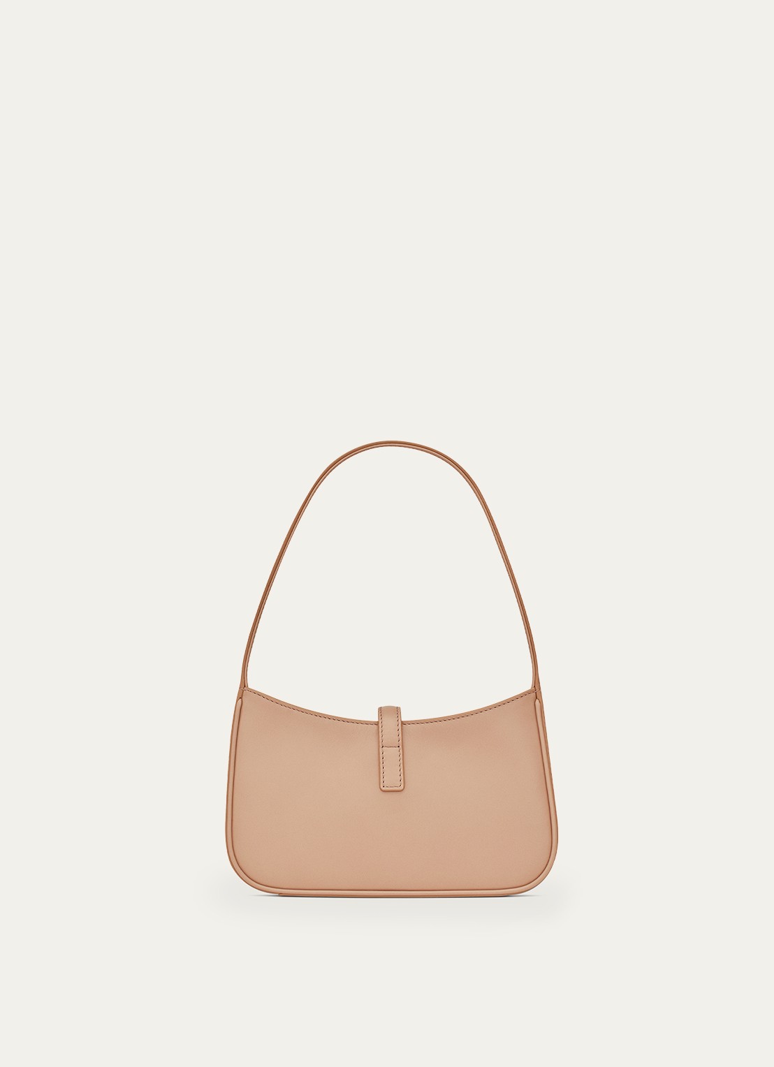 Saint Laurent LE 5 A 7 MINI HOBO IN SMOOTH L - detail donkerbeige