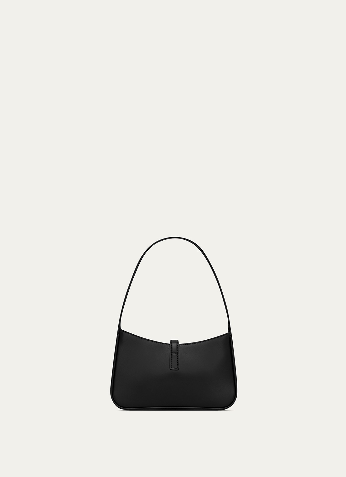 Saint Laurent Le 5 á 7 Mini Hobo schoudertas van kalfsleer - achterkant 3 zwart