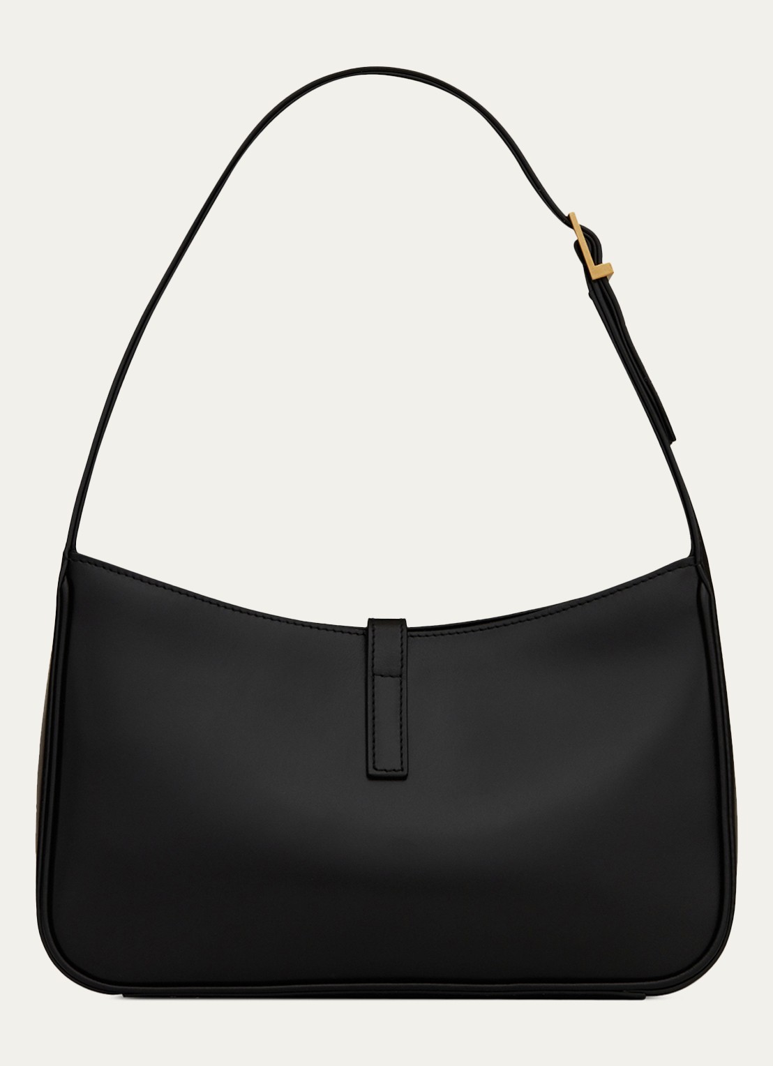 Saint Laurent Le 5 à 7 schoudertas van kalfsleer - detail 5 zwart