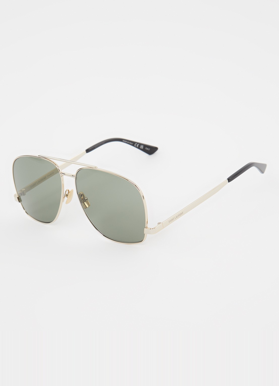 Saint Laurent Leon zonnebril SL653 - voorkant goud