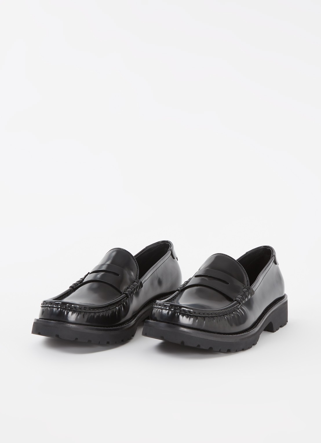 Saint Laurent Loafer van kalfsleer - detail 3 zwart