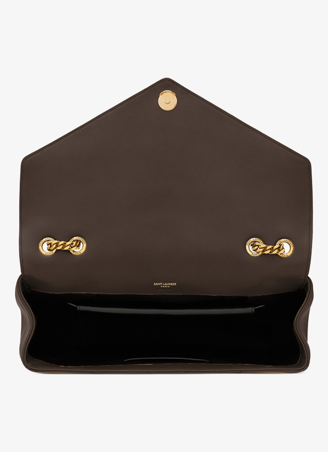 Saint Laurent Loulou Large schoudertas van lamsleer - detail 6 grijs