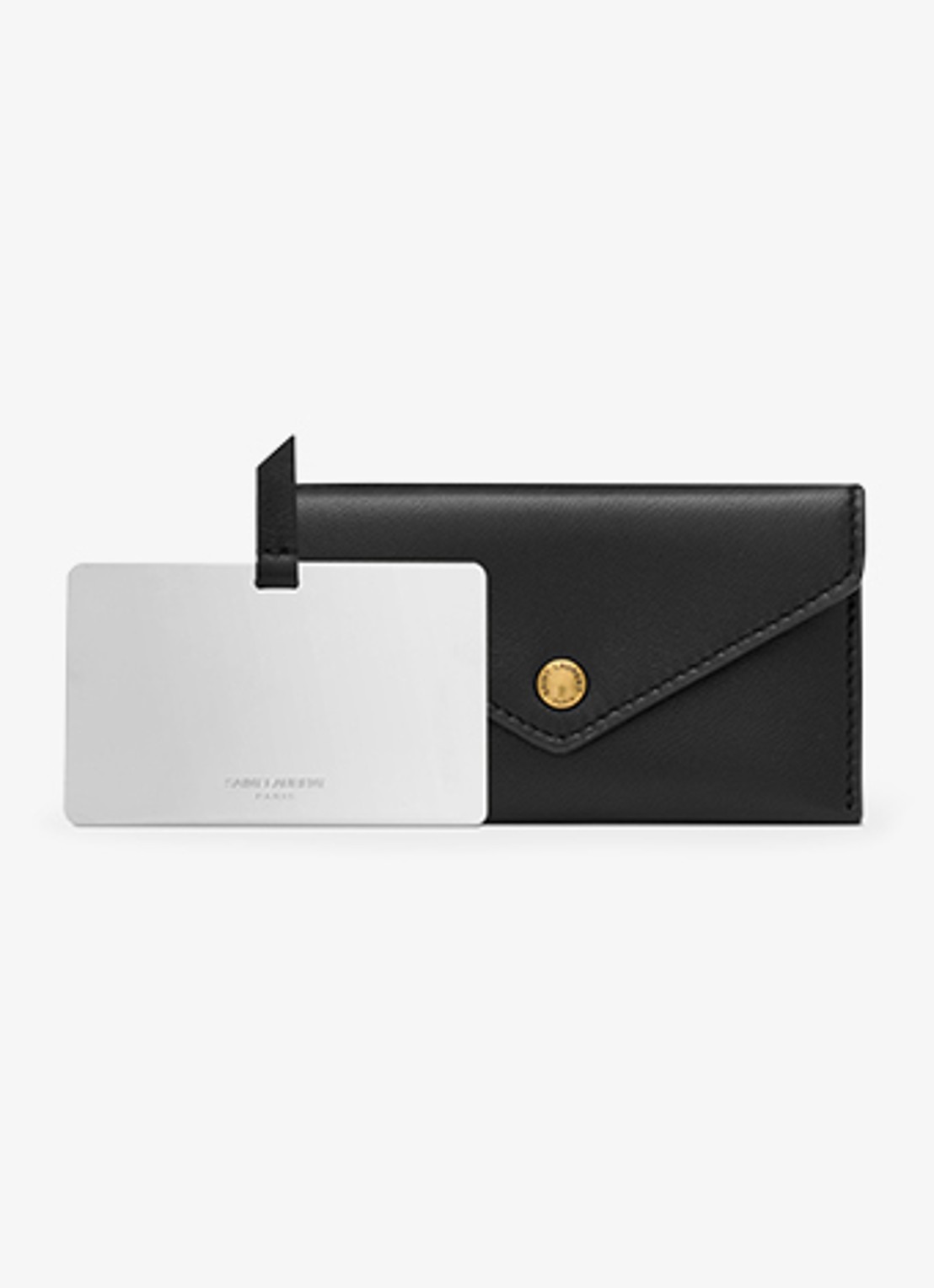Saint Laurent Loulou Mini crossbodytas van lamsleer - detail 5 zwart