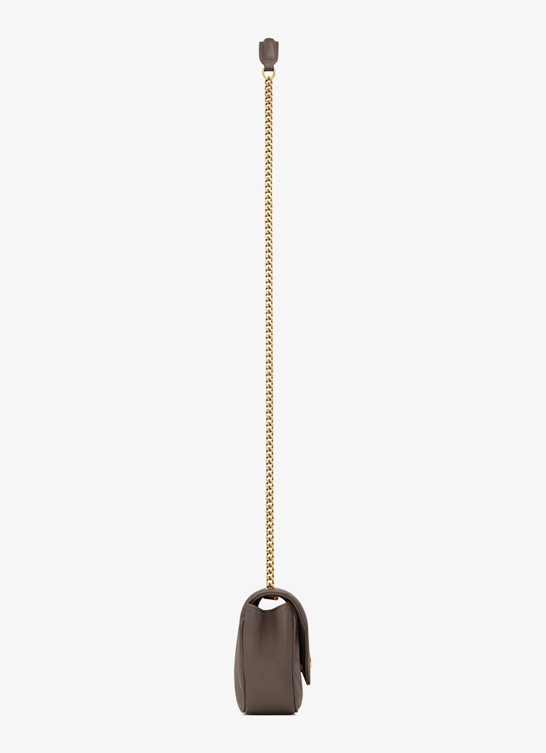 Saint Laurent Loulou Mini crossbodytas van lamsleer - detail 3 taupe