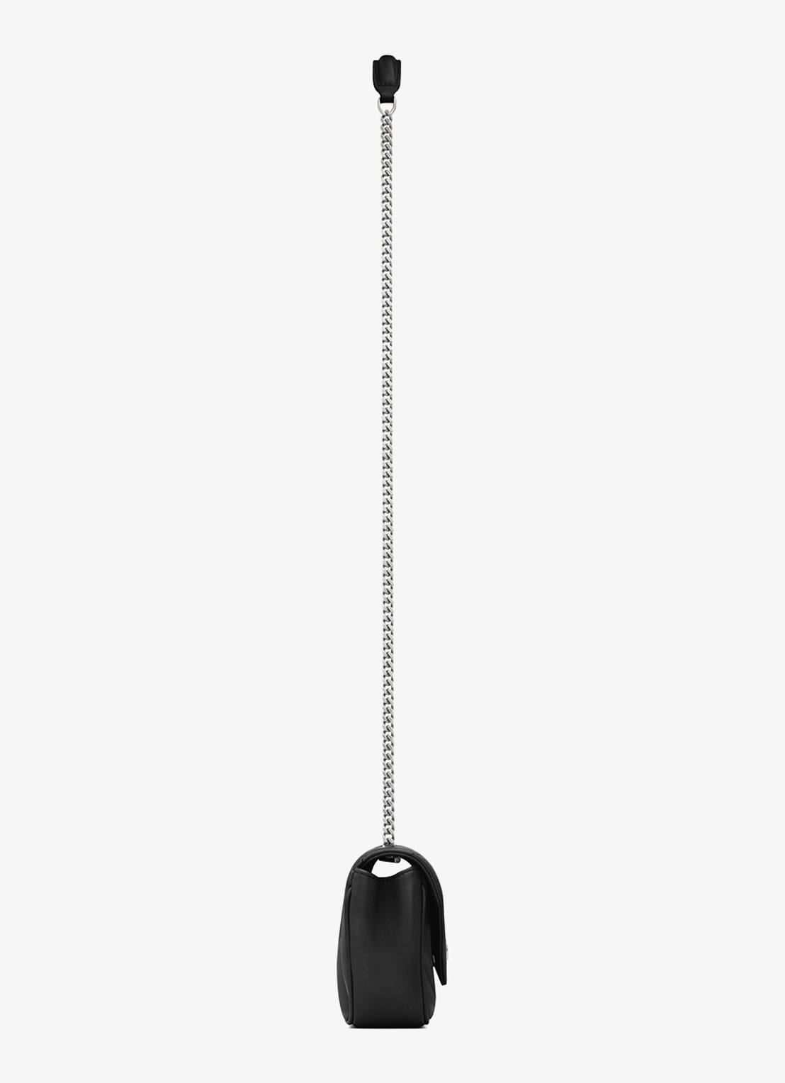Saint Laurent Loulou Mini crossbodytas van quilted lamsleer - detail 5 zwart