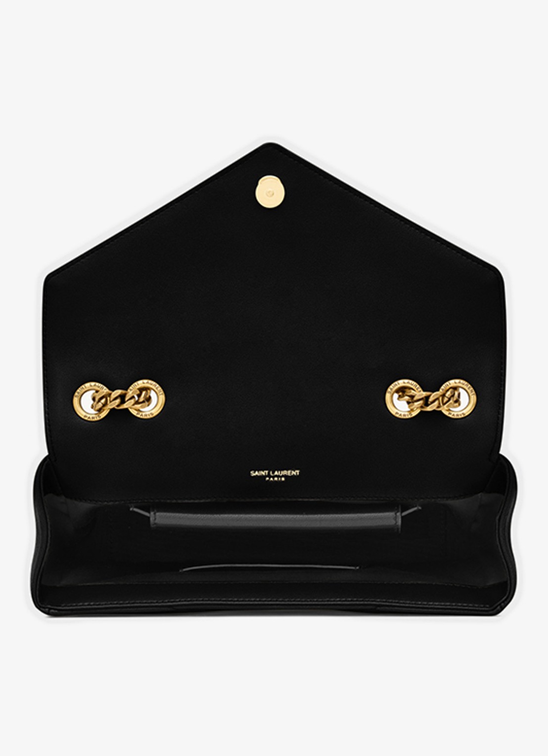 Saint Laurent Loulou Small schoudertas van lamsleer - detail 5 zwart