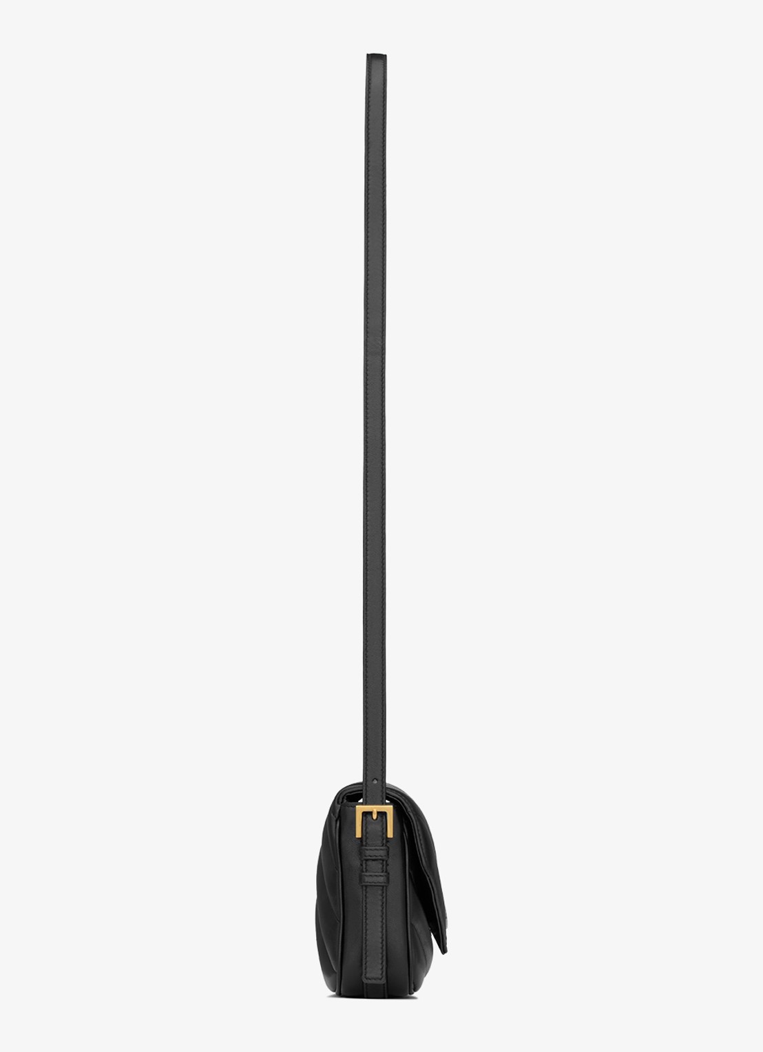 Saint Laurent Loulou Toy crossbodytas van lamsleer - detail 4 zwart