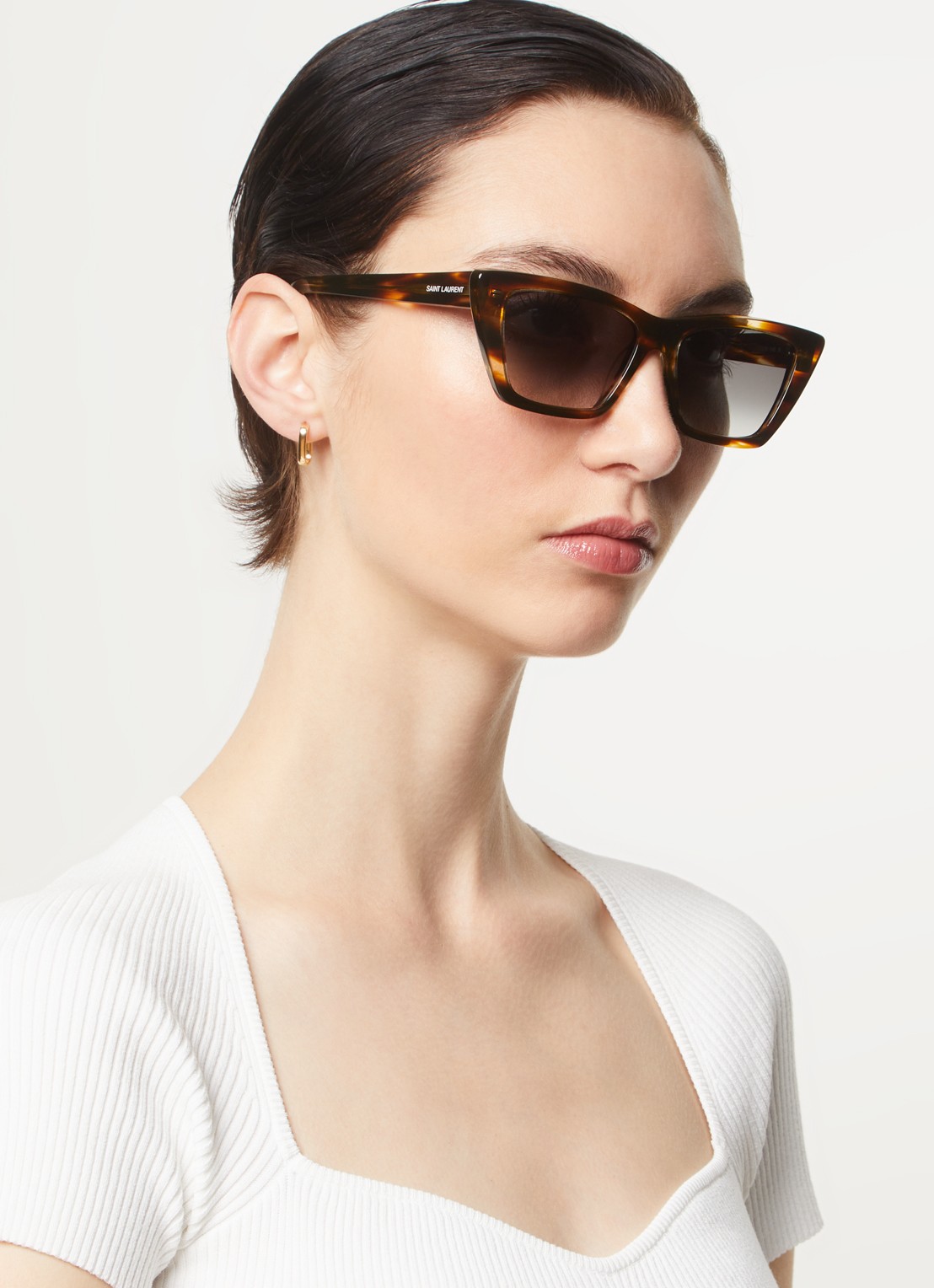 Saint Laurent Mica zonnebril SL276 - voorkant 5 bruin