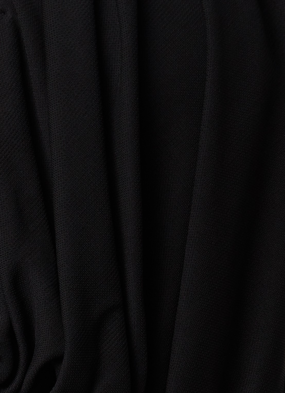 Saint Laurent Mini jurk met gedrapeerd detail - detail 2 zwart