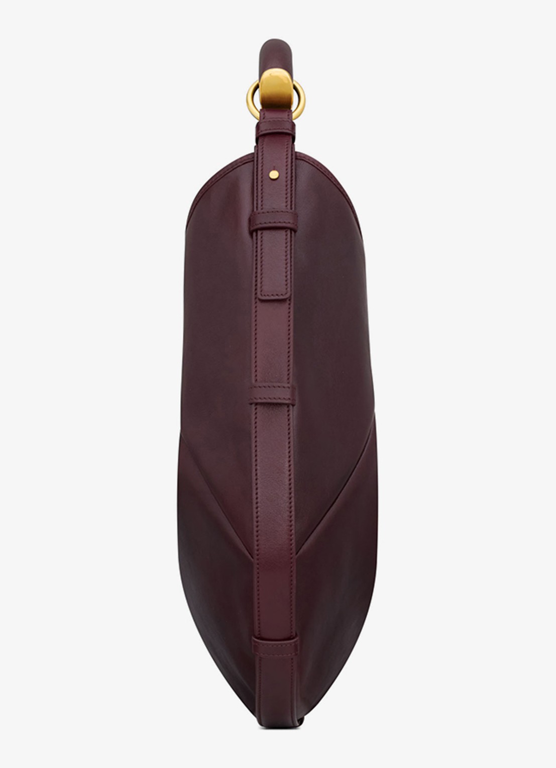Saint Laurent Mombasa Medium schoudertas van kalfsleer - detail 4 donkerrood