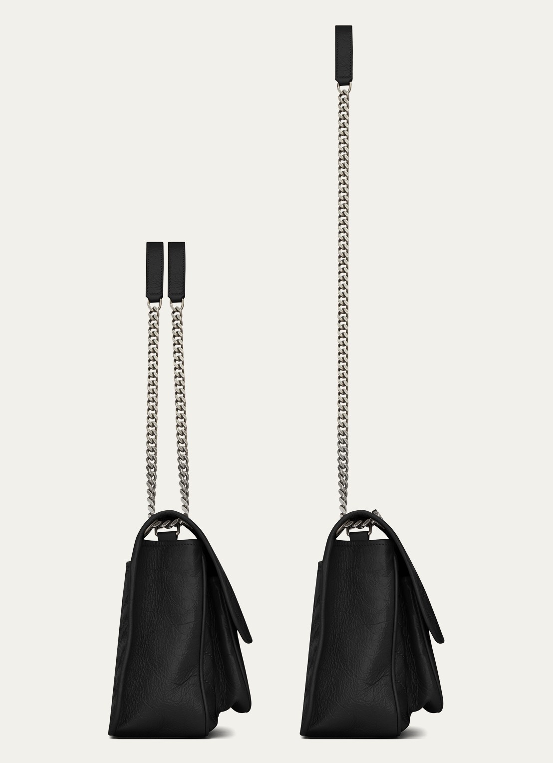 Saint Laurent Niki Medium schoudertas van kalfsleer - detail 3 zwart