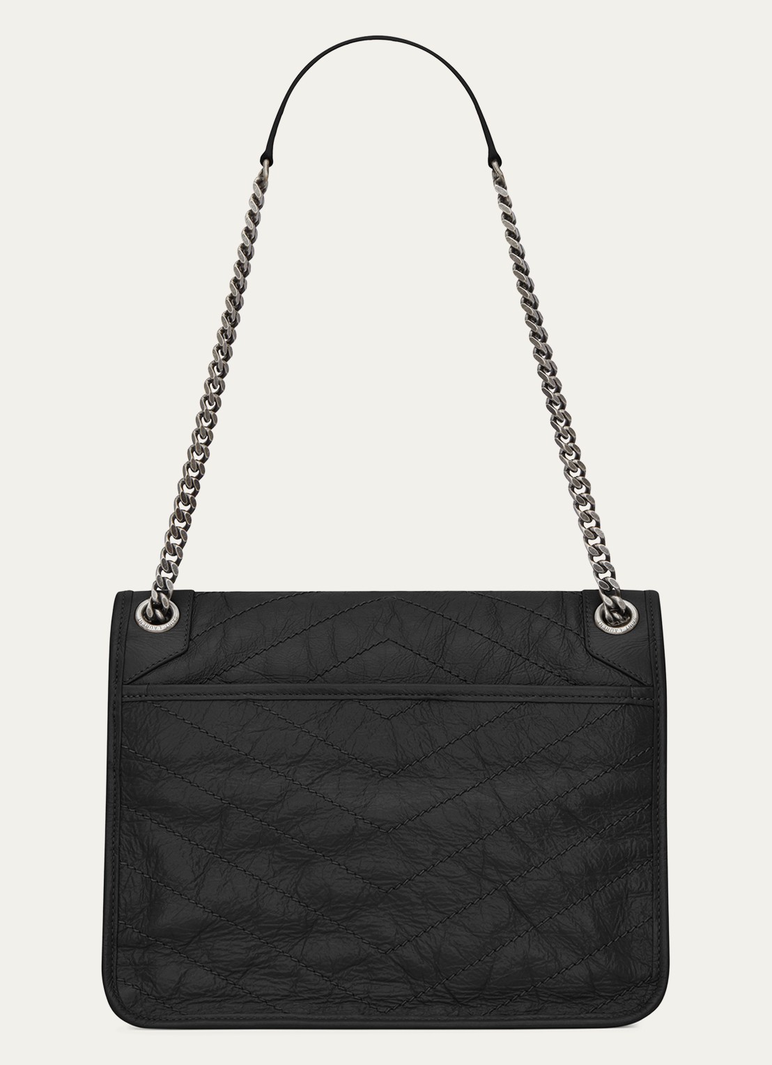 Saint Laurent Niki Medium schoudertas van kalfsleer - detail 5 zwart