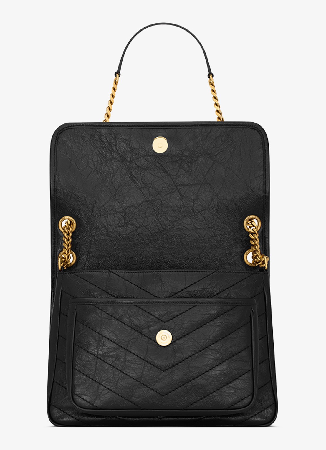 Saint Laurent Niki Medium schoudertas van kalfsleer - detail 5 zwart