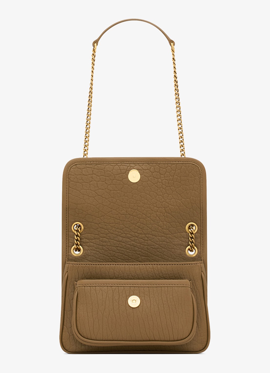 Saint Laurent Niki Mini schoudertas van lamsleer - detail 5 camel