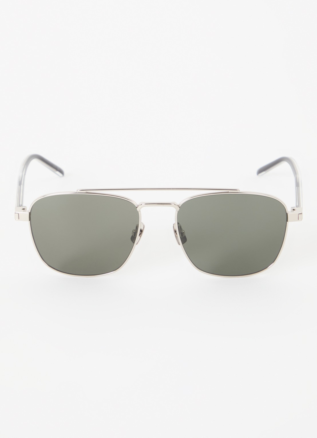 Saint Laurent Piloten zonnebril SL 665 - detail 2 zilver