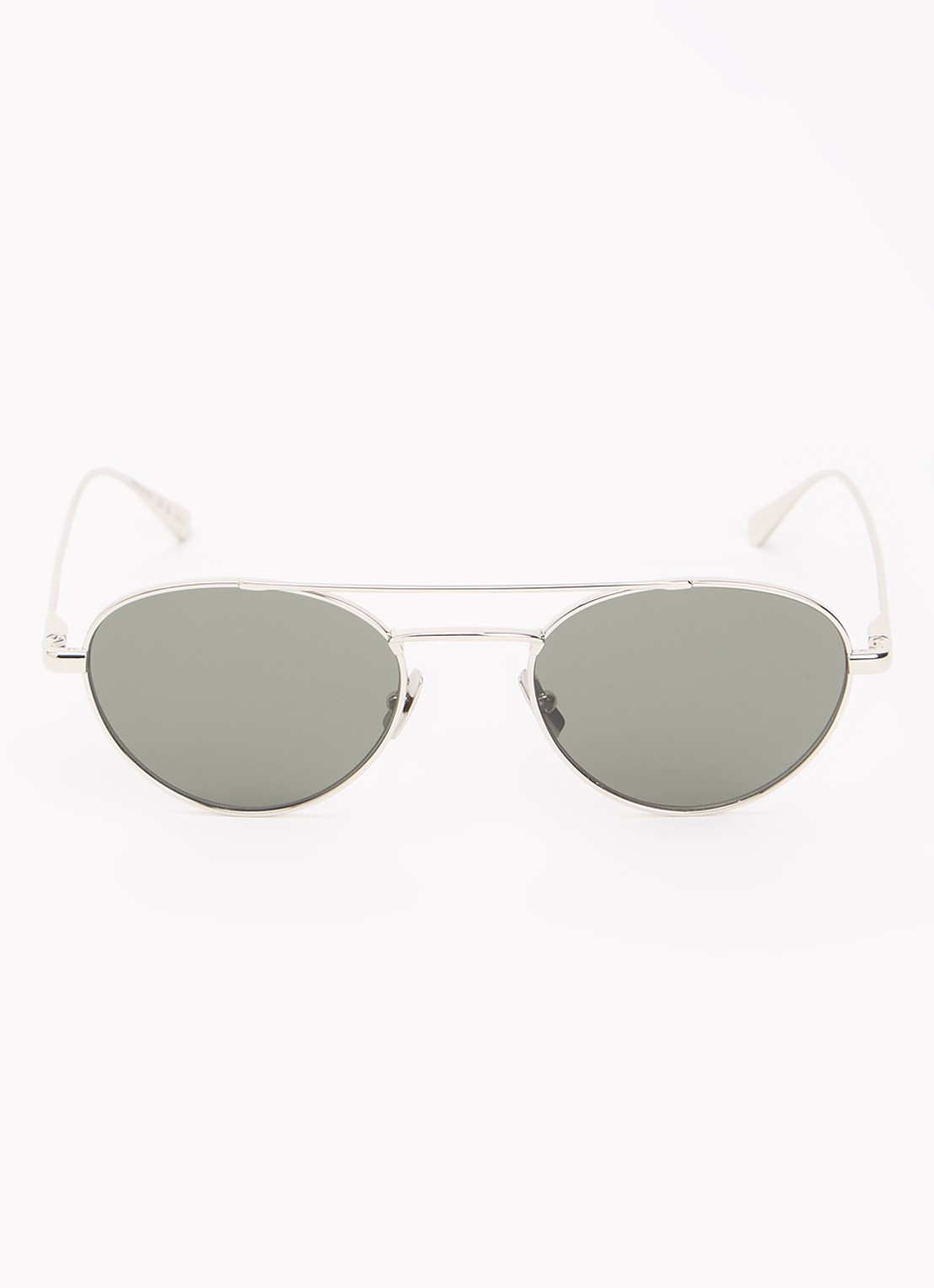 Saint Laurent Piloten zonnebril SL 97 - detail zilver
