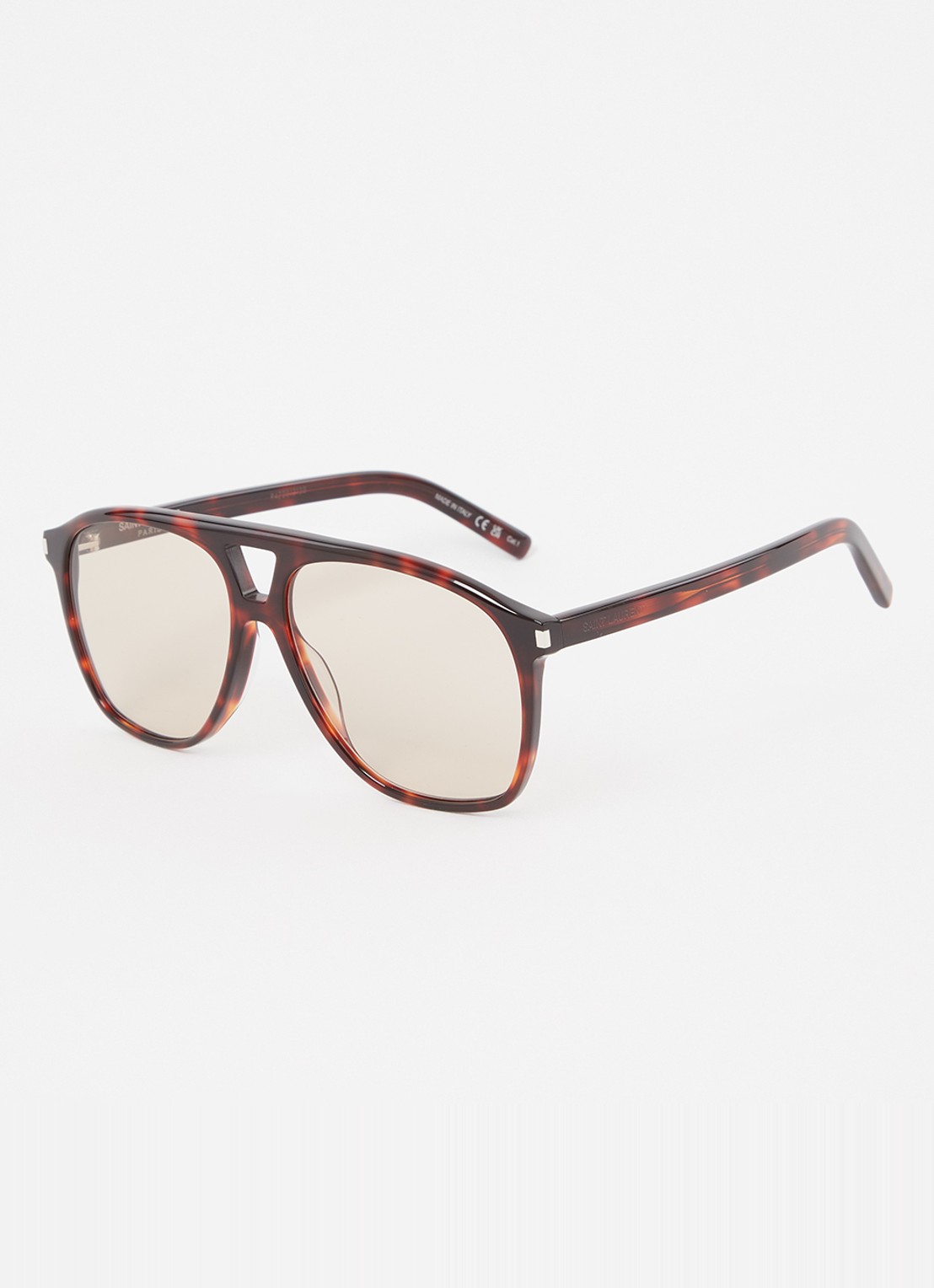 Saint Laurent Piloten zonnebril SL596 - voorkant bruin