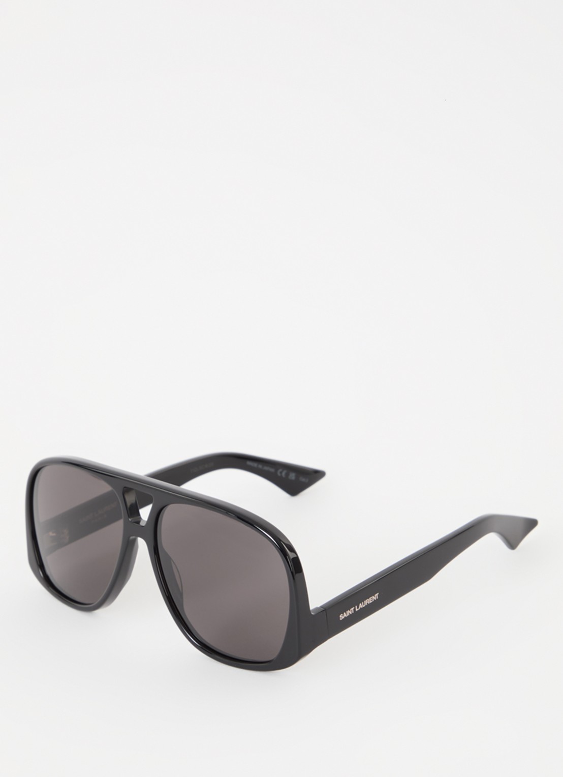 Saint Laurent Piloten zonnebril SL652 - voorkant 4 zwart