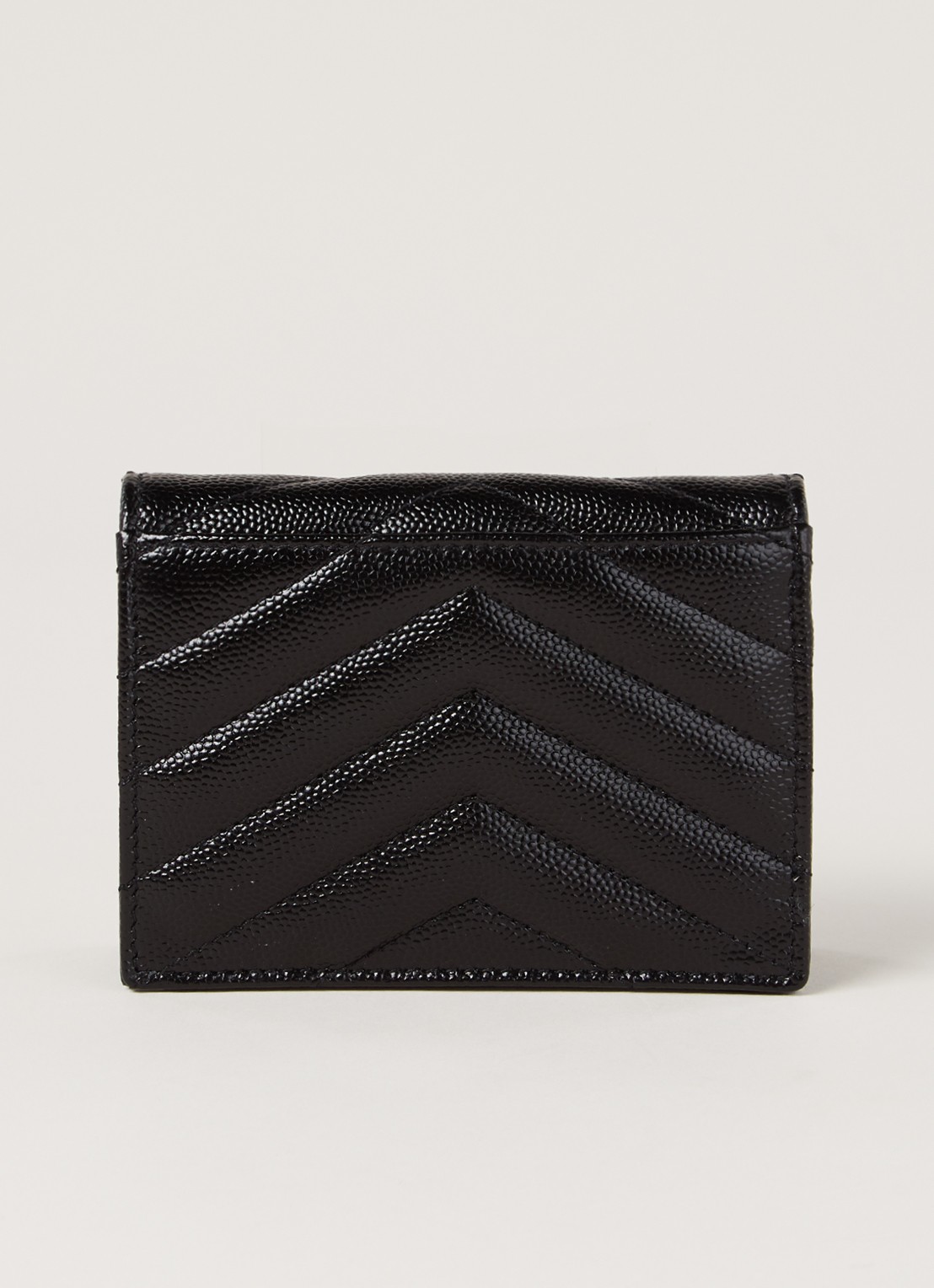 Saint Laurent Portemonnee van kalfsleer - detail 3 zwart