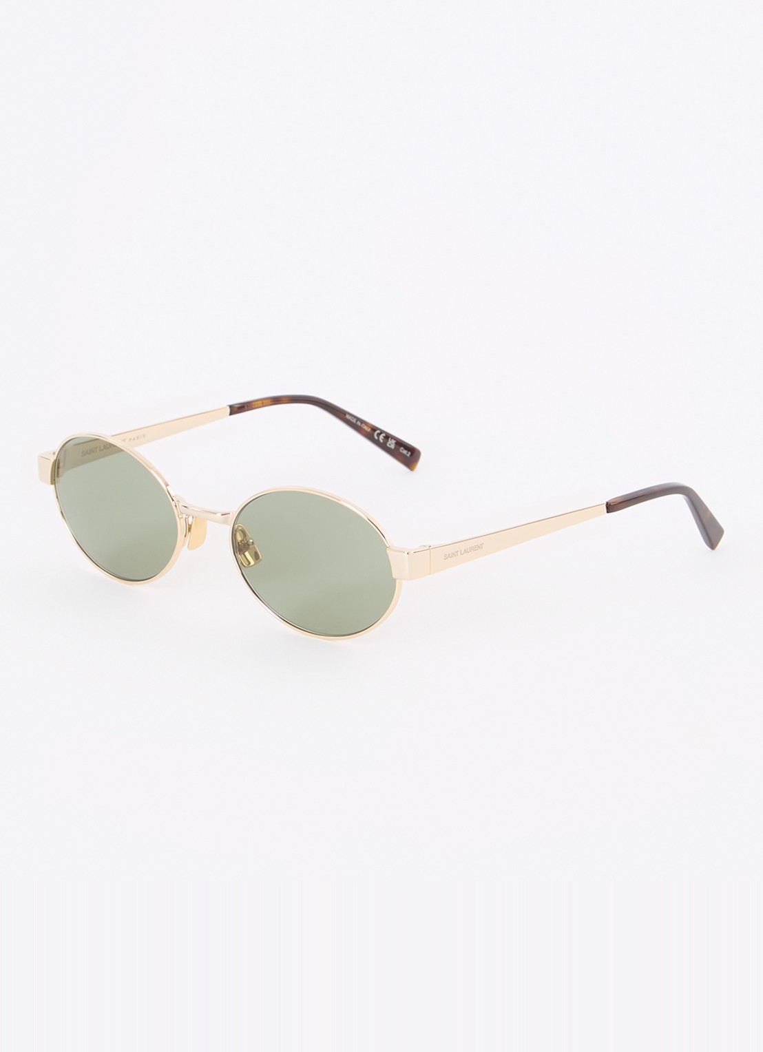 Saint Laurent Retro zonnebril SL 692 - voorkant goud