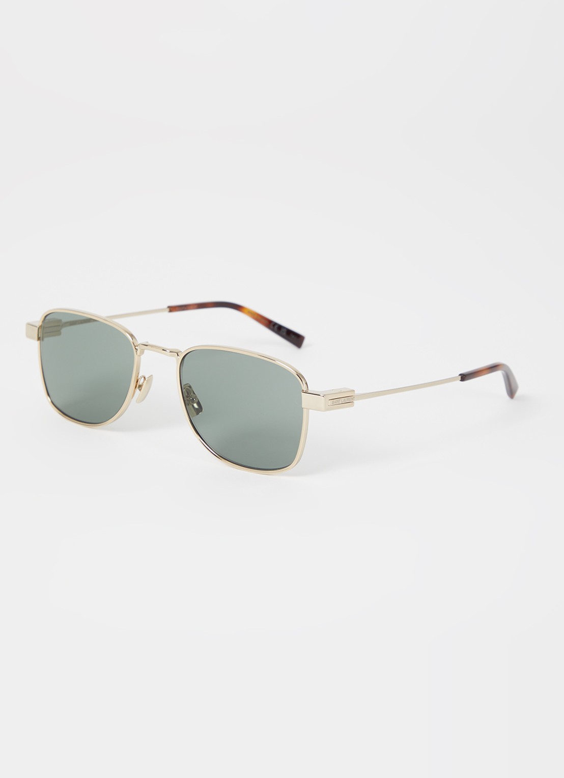 Saint Laurent Retro zonnebril SL 741 - voorkant goud