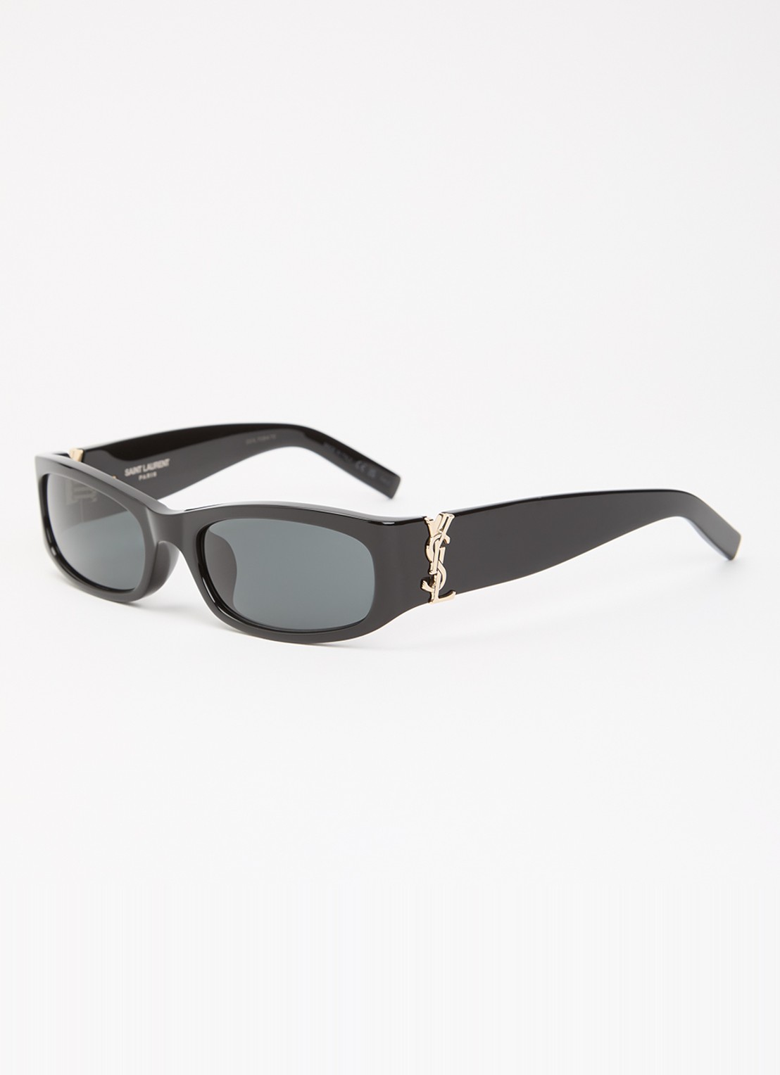 Saint Laurent Retro zonnebril SL M 152/F - voorkant zwart