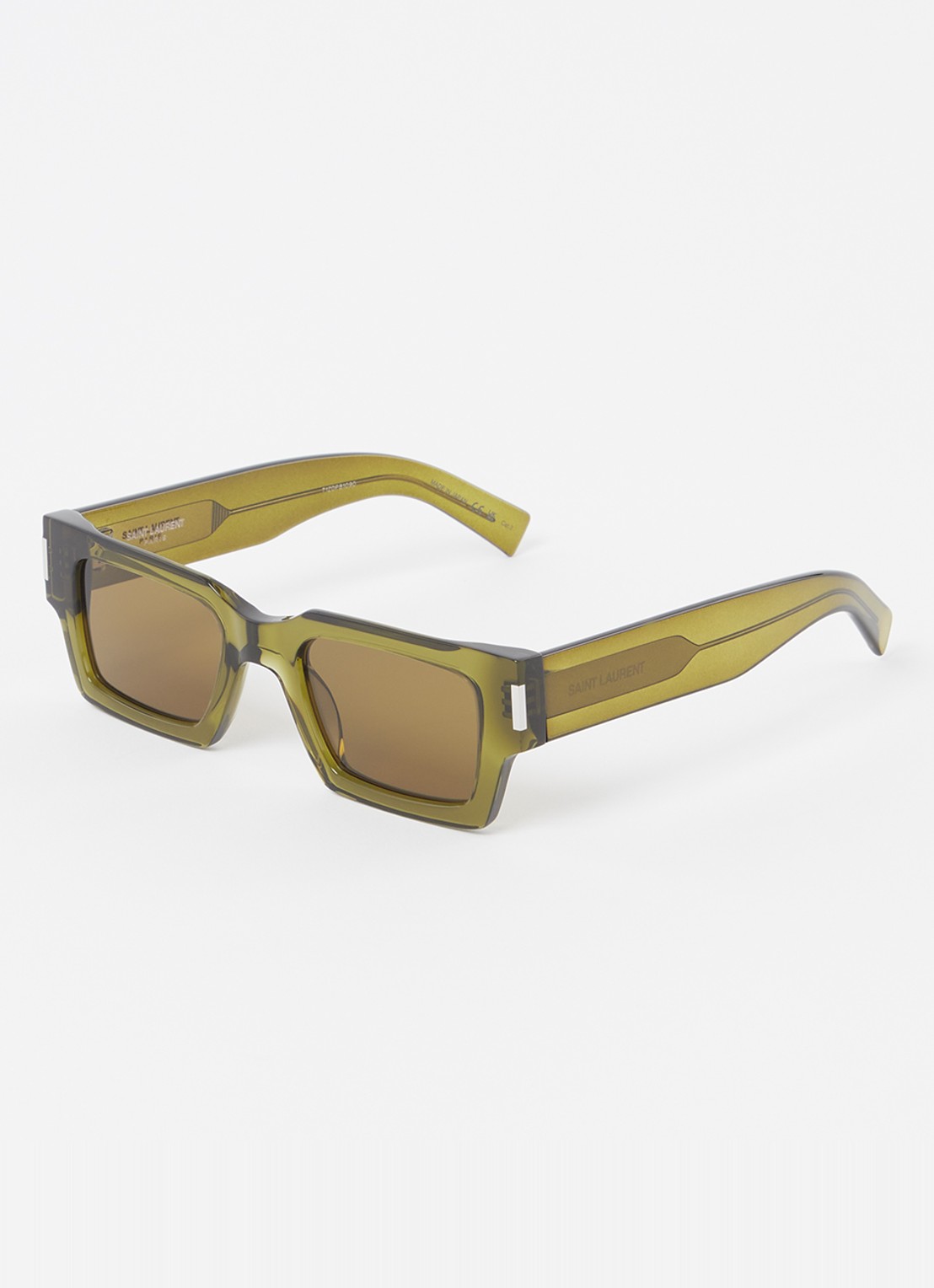 Saint Laurent Retro zonnebril SL572 - voorkant 4 groen