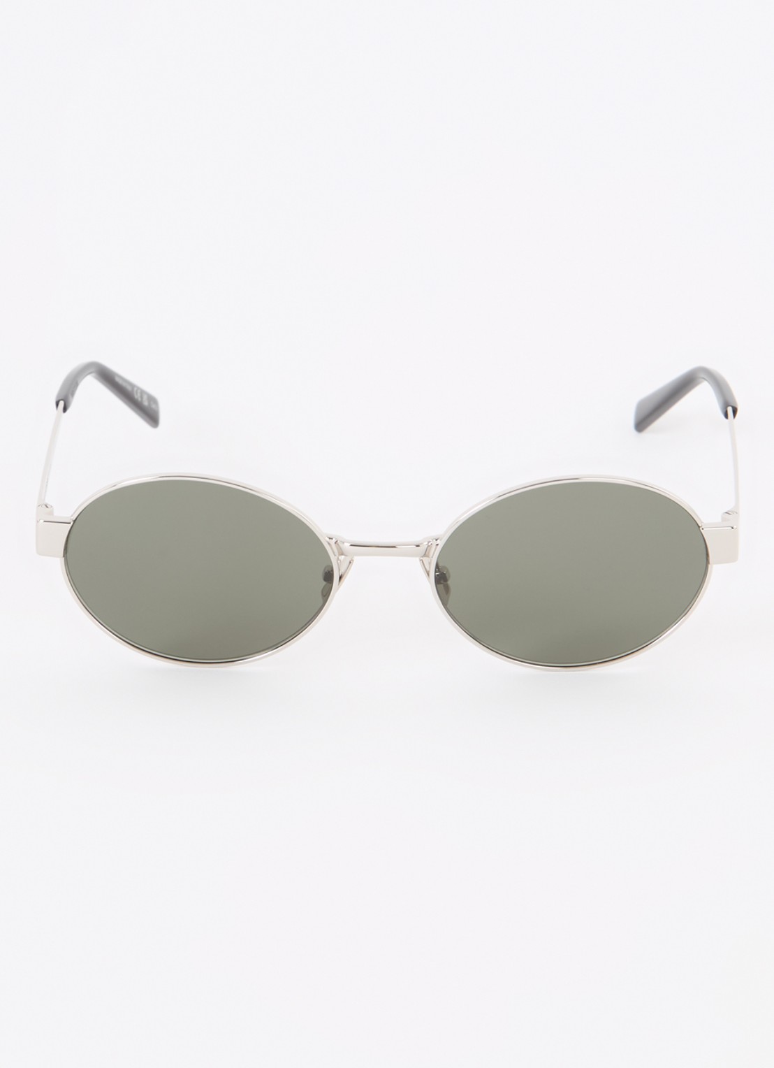 Saint Laurent Retro zonnebril SL692 - detail zilver
