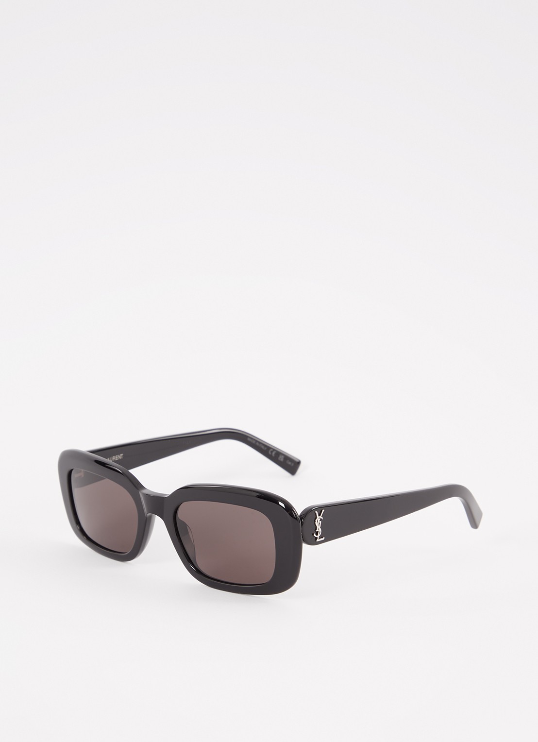 Saint Laurent Retro zonnebril SLM130 - voorkant 4 zwart