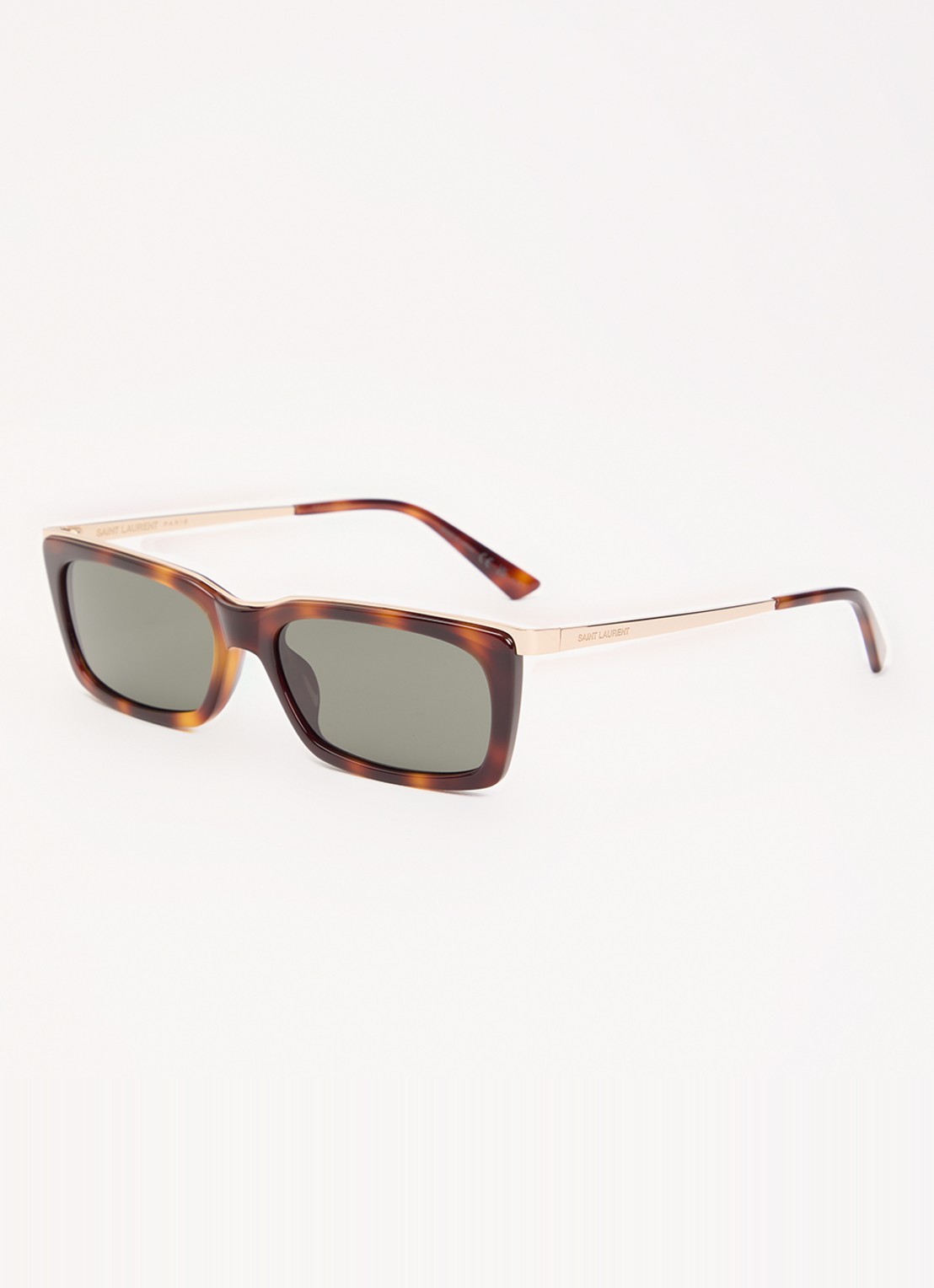 Saint Laurent Retro zonnebril YS000663  - voorkant 4 bruin