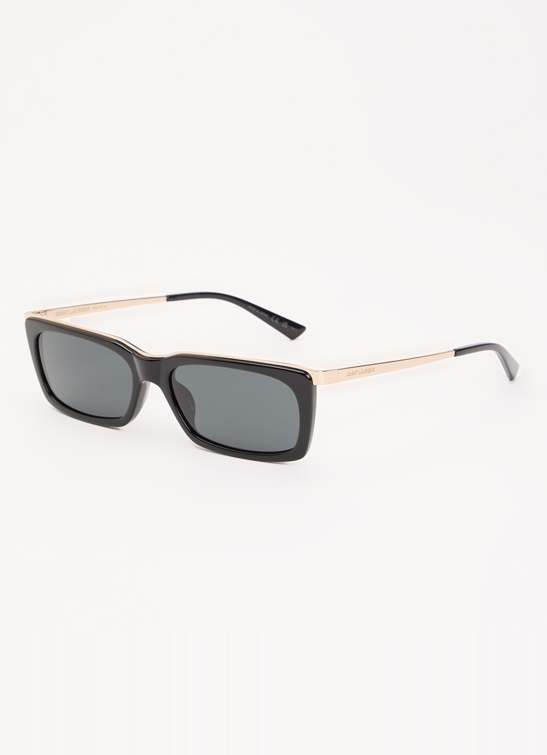 Saint Laurent Retro zonnebril YS000663  - voorkant 4 zwart