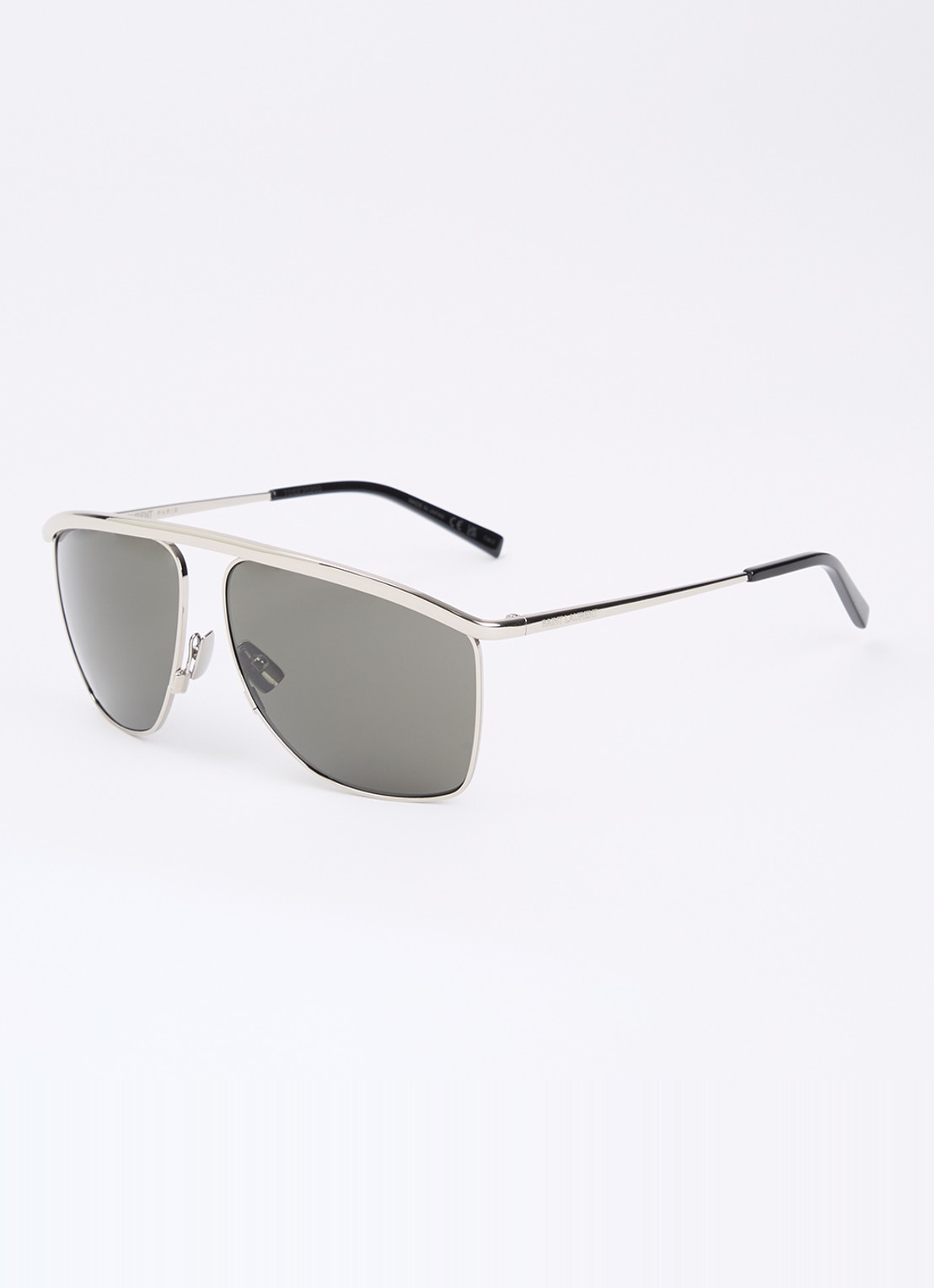 Saint Laurent Retro zonnebril YS000856 - voorkant zilver