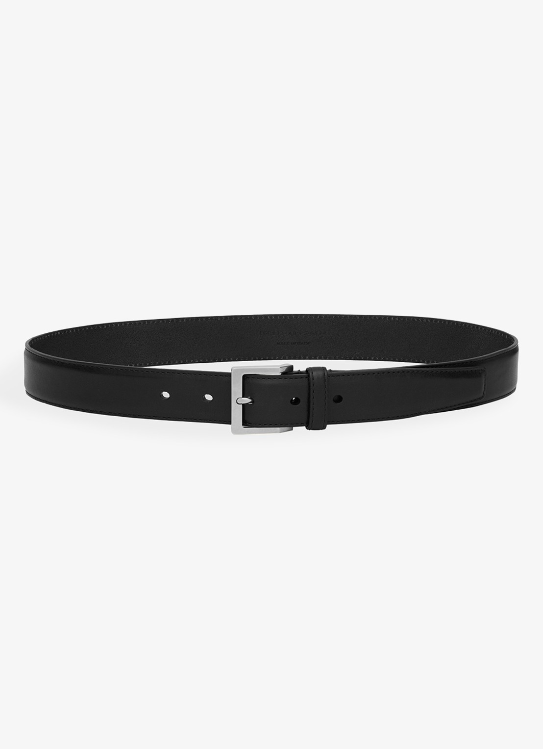 Saint Laurent Riem van kalfsleer - detail 2 zwart