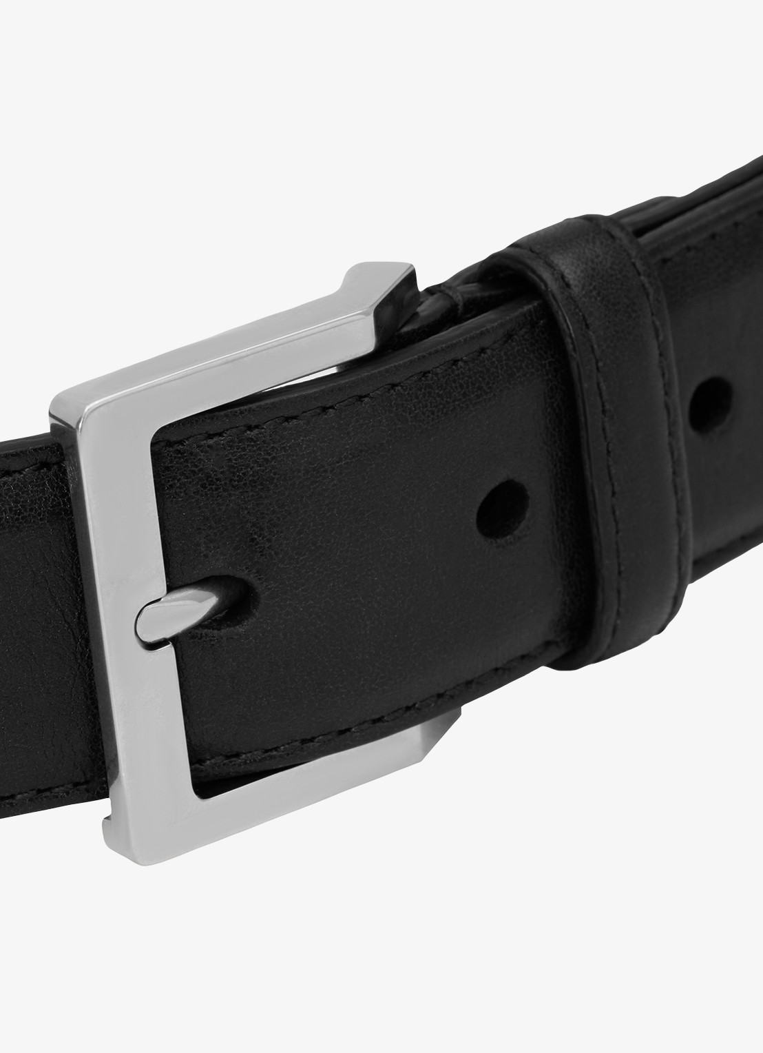Saint Laurent Riem van kalfsleer - detail 3 zwart