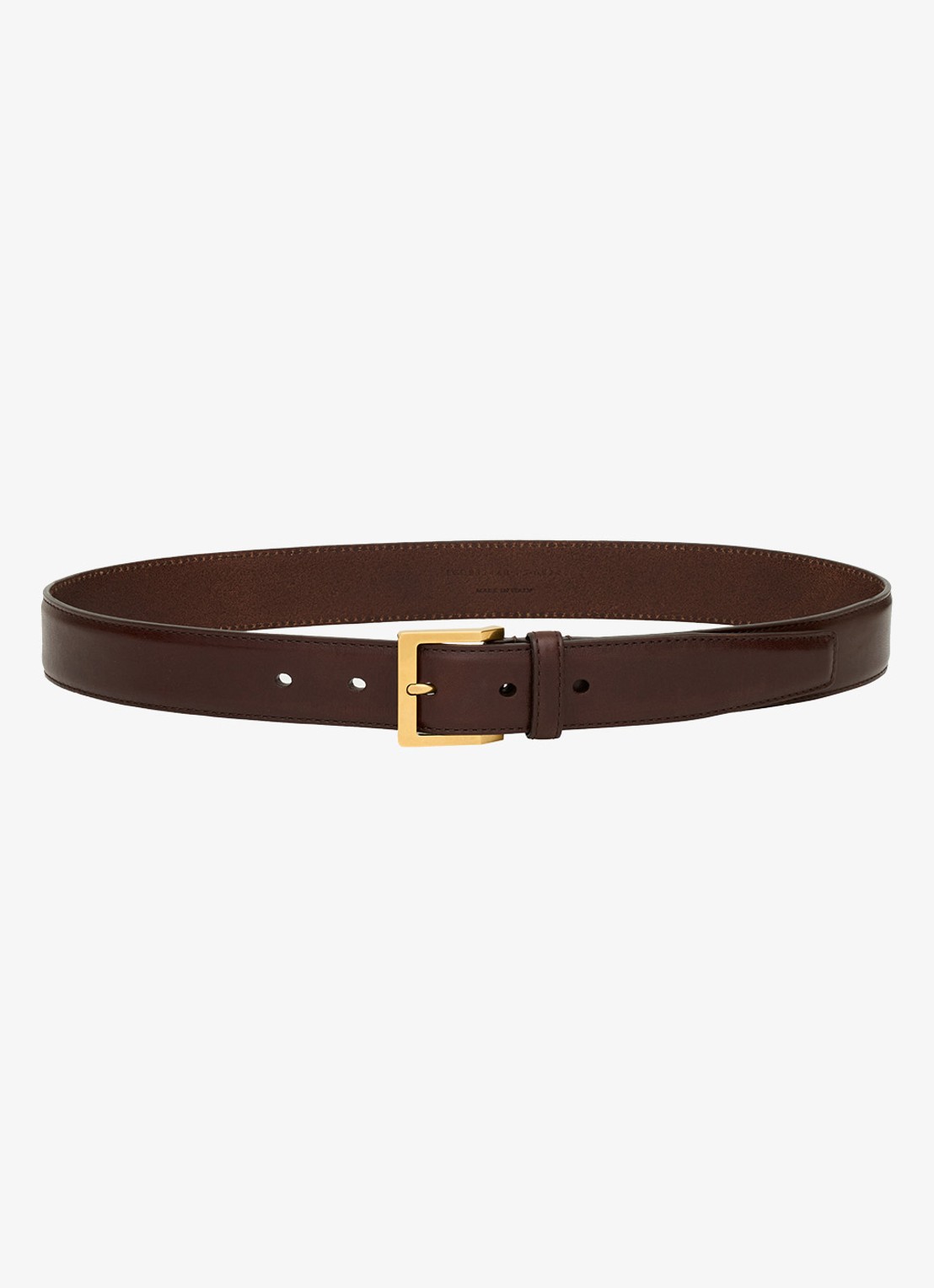 Saint Laurent Riem van kalfsleer - detail 2 bruin