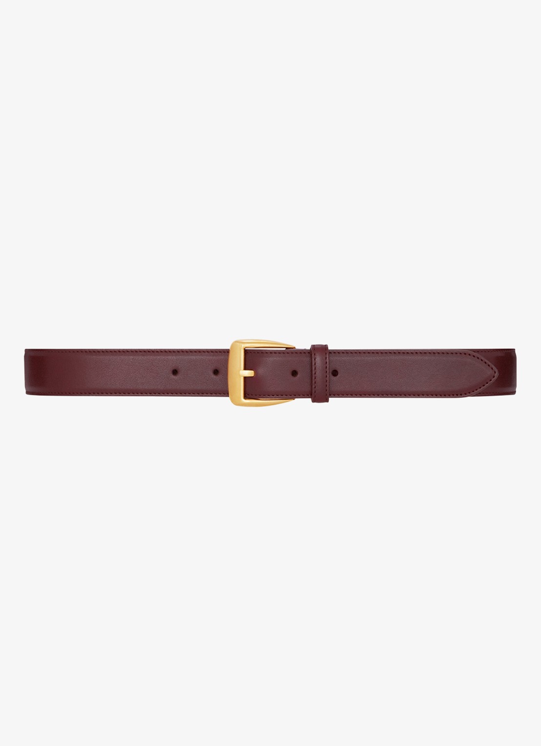 Saint Laurent Riem van kalfsleer - voorkant 3 bordeauxrood