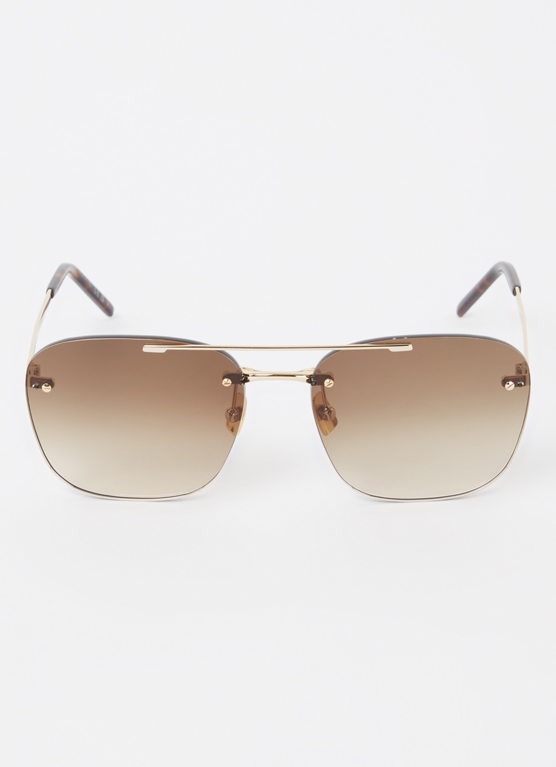 Saint Laurent Rimless zonnebril SL309 - detail 2 goud