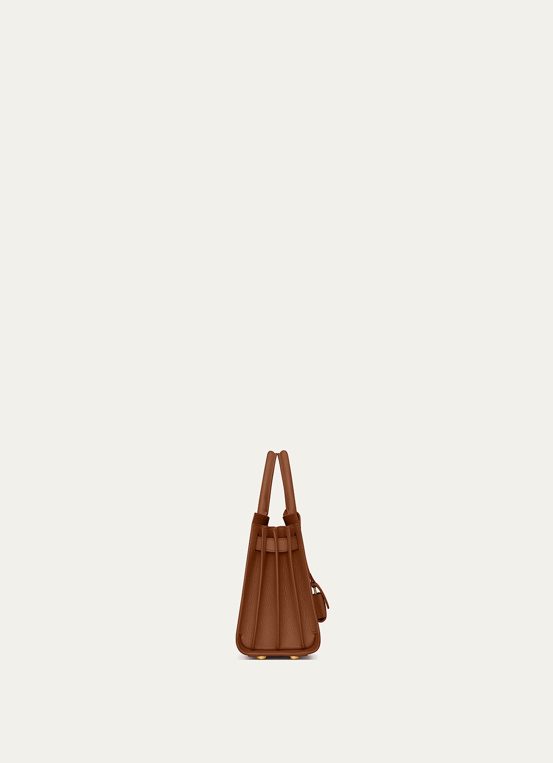 Saint Laurent Sac De Jour Nano handtas van kalfsleer - detail 3 bruin