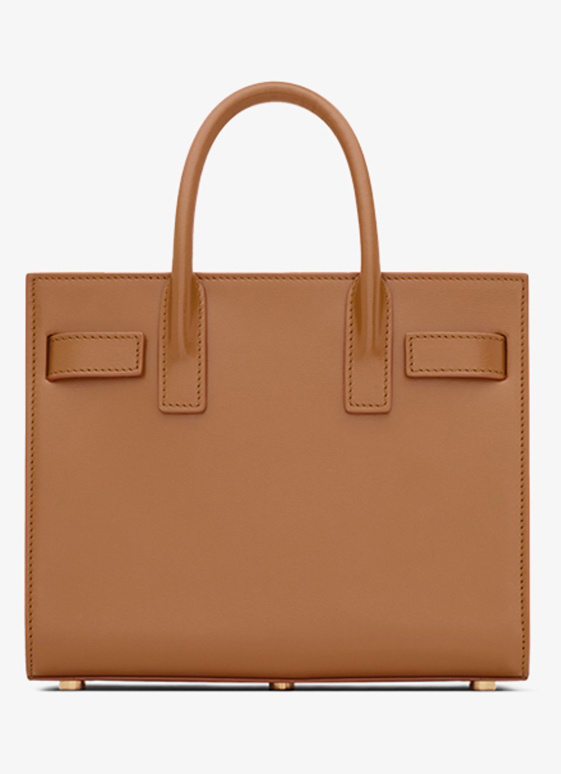 Saint Laurent Sac De Jour Nano handtas van kalfsleer - achterkant 5 bruin
