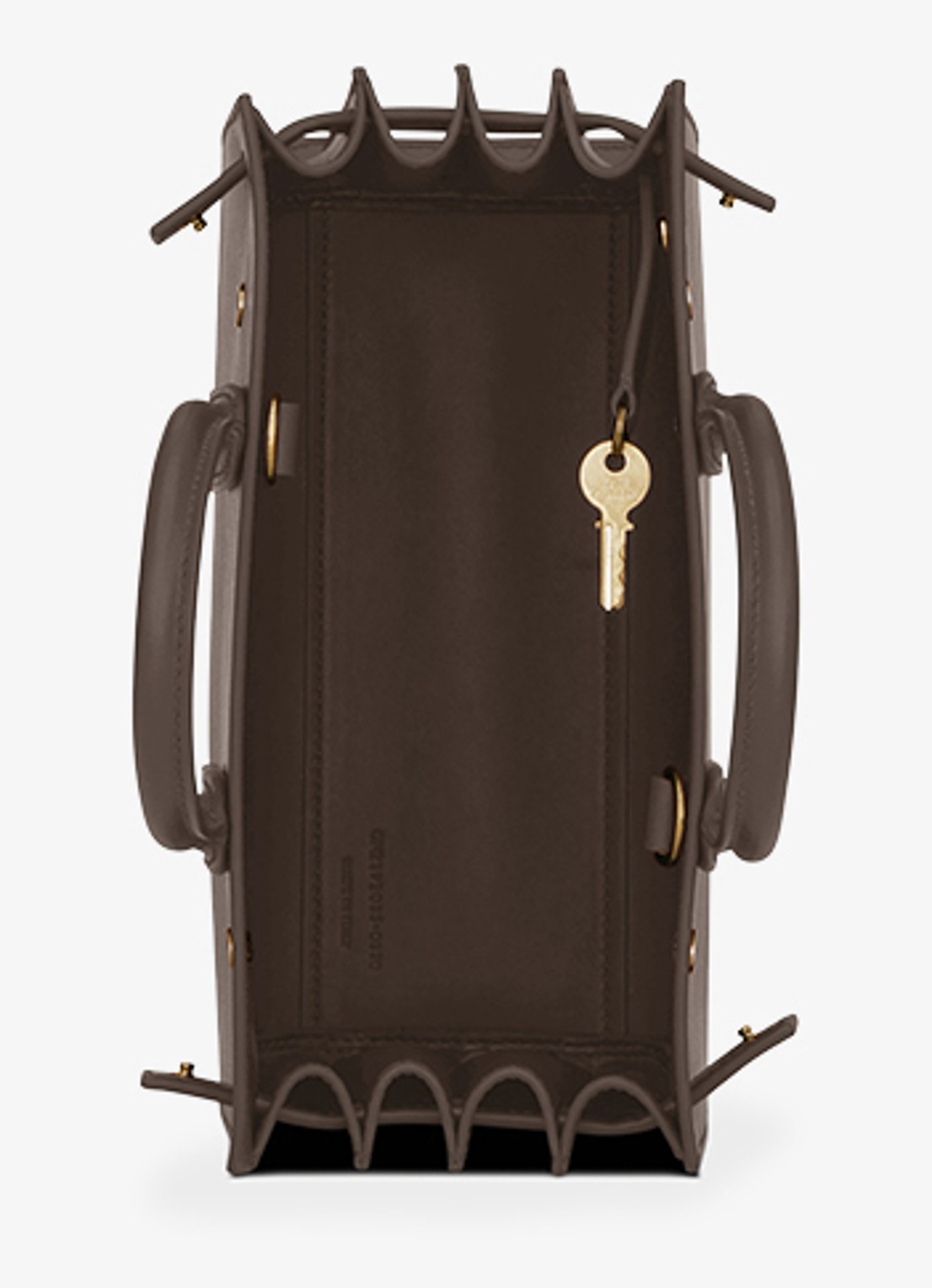 Saint Laurent Sac De Jour Nano handtas van kalfsleer - detail 5 taupe