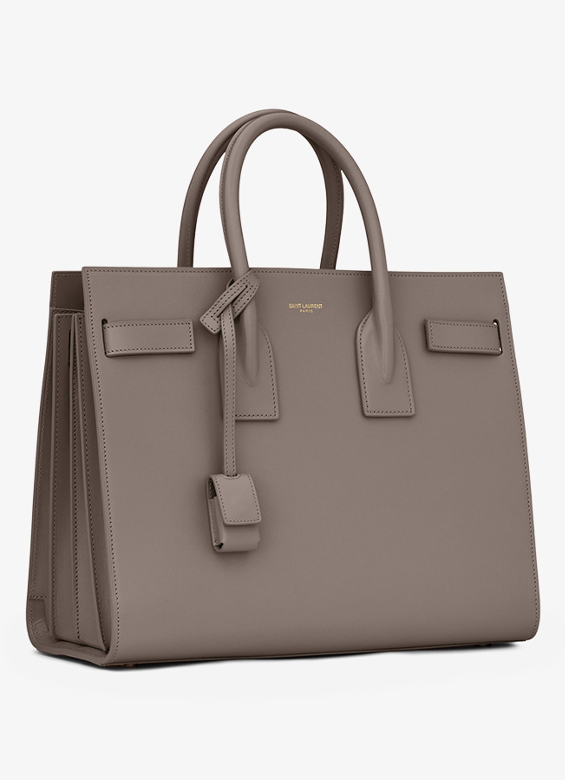 Saint Laurent Sac De Jour Small handtas van kalfsleer - detail 3 grijs