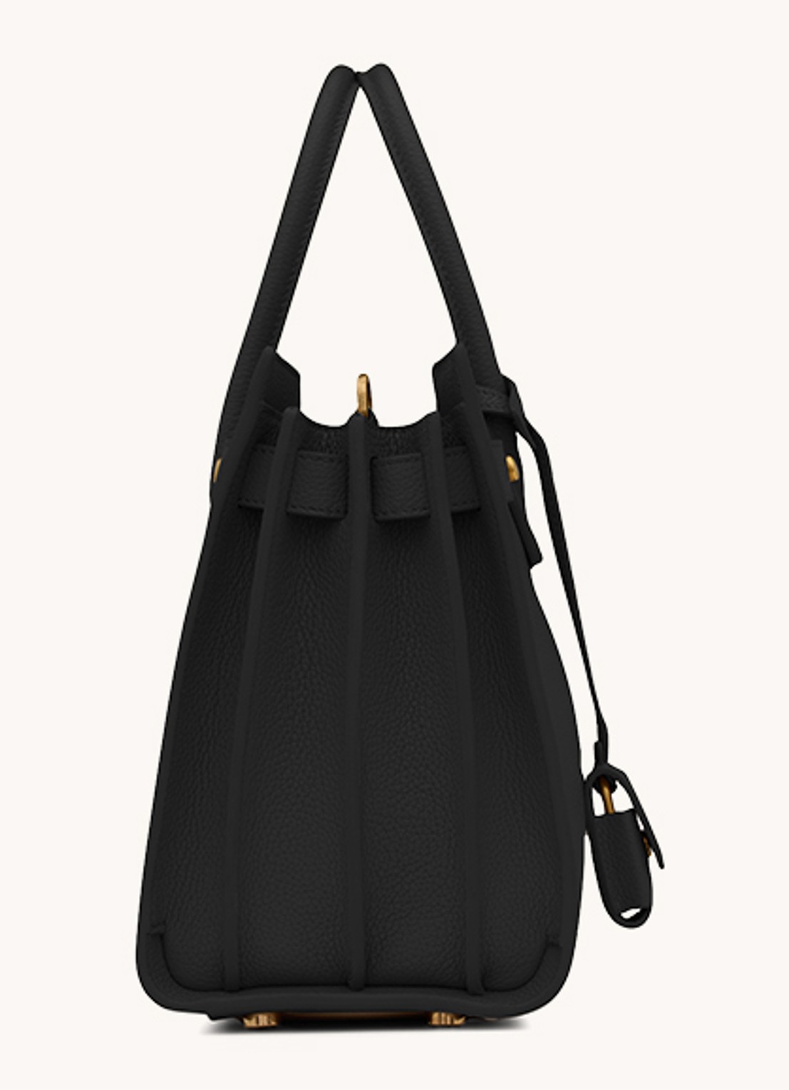 Saint Laurent Sac De Jour Supple Baby handtas van kalfsleer - detail 2 zwart